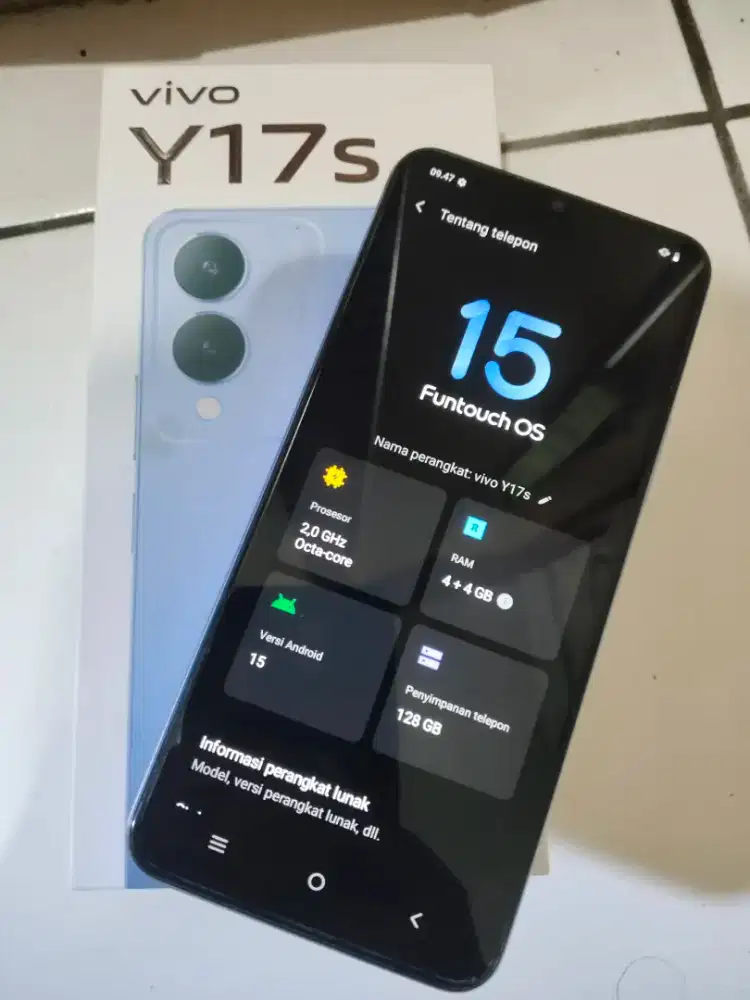 Vivo y17s 4+4/128