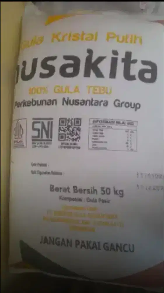 Jual Gula Pasir 1karung 50 kg