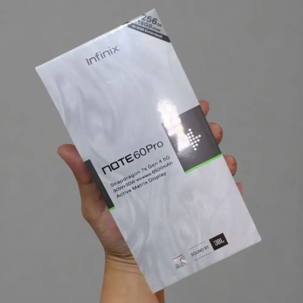 INFINIX NOTE 60 PRO 5G 8GB/256GB BARU SEGEL BOX GARANSI RESMI