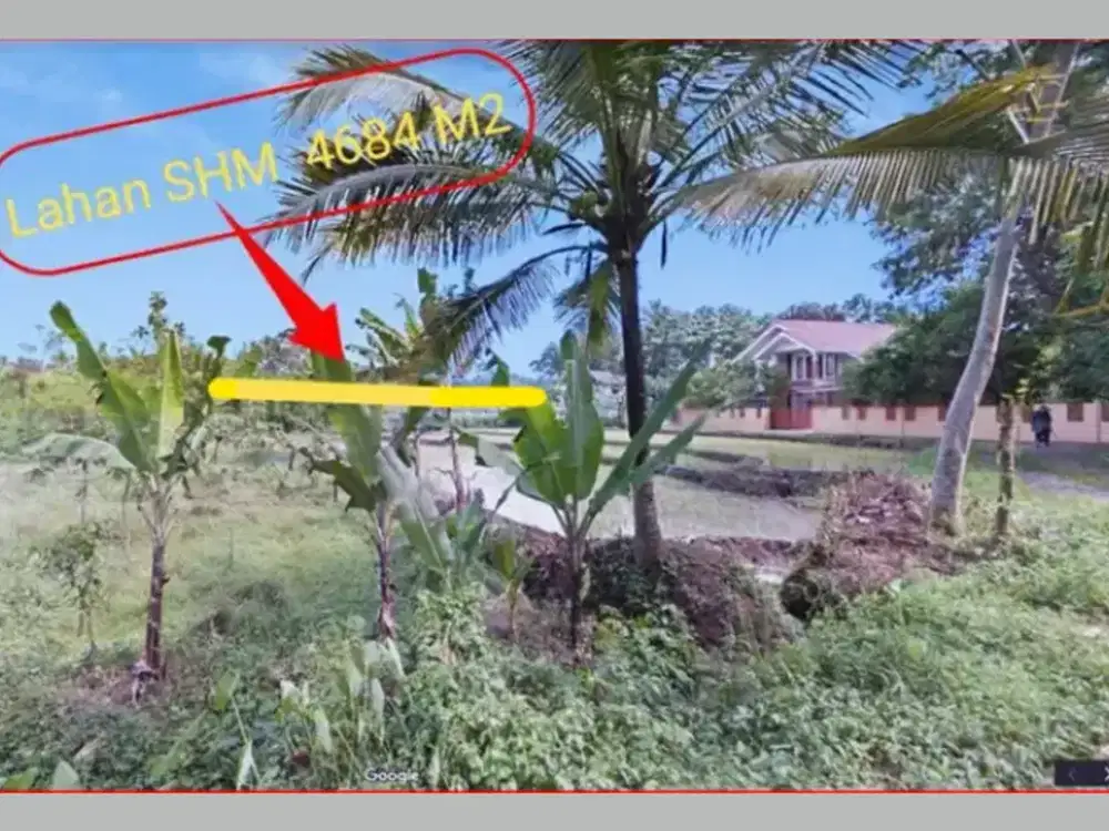 DiJual Tanah SHM 4684 M2 kawasan Villa Baros Serang
