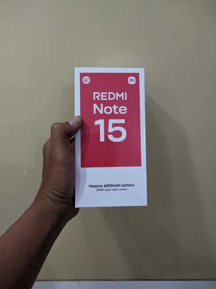 [ Fast respon WA ] Xiaomi Redmi Note 15 8/256 Garansi resmi 15bln
