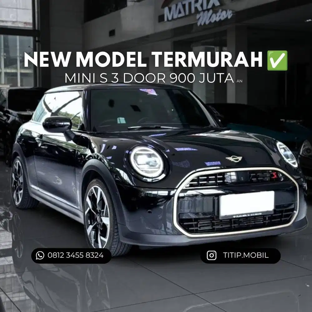 [TERMURAH] Mini Cooper S 3-Door 2025