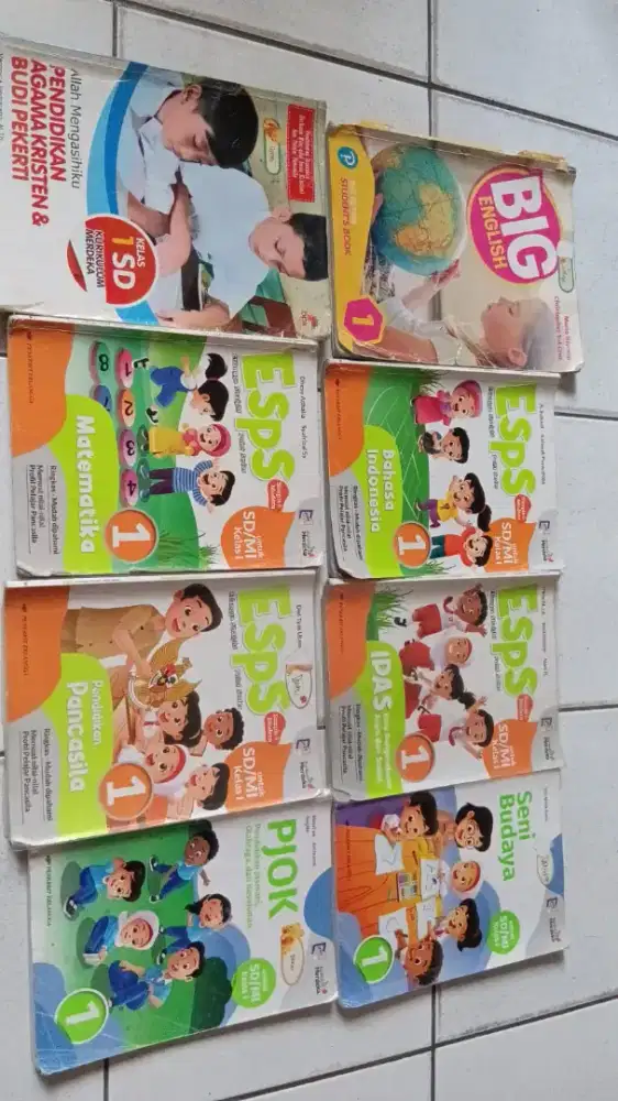 Buku kelas 1SD kurikulum Merdeka