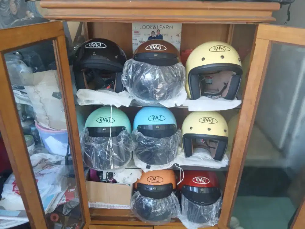 DIJUAL HELM RETRO PAJ BARU