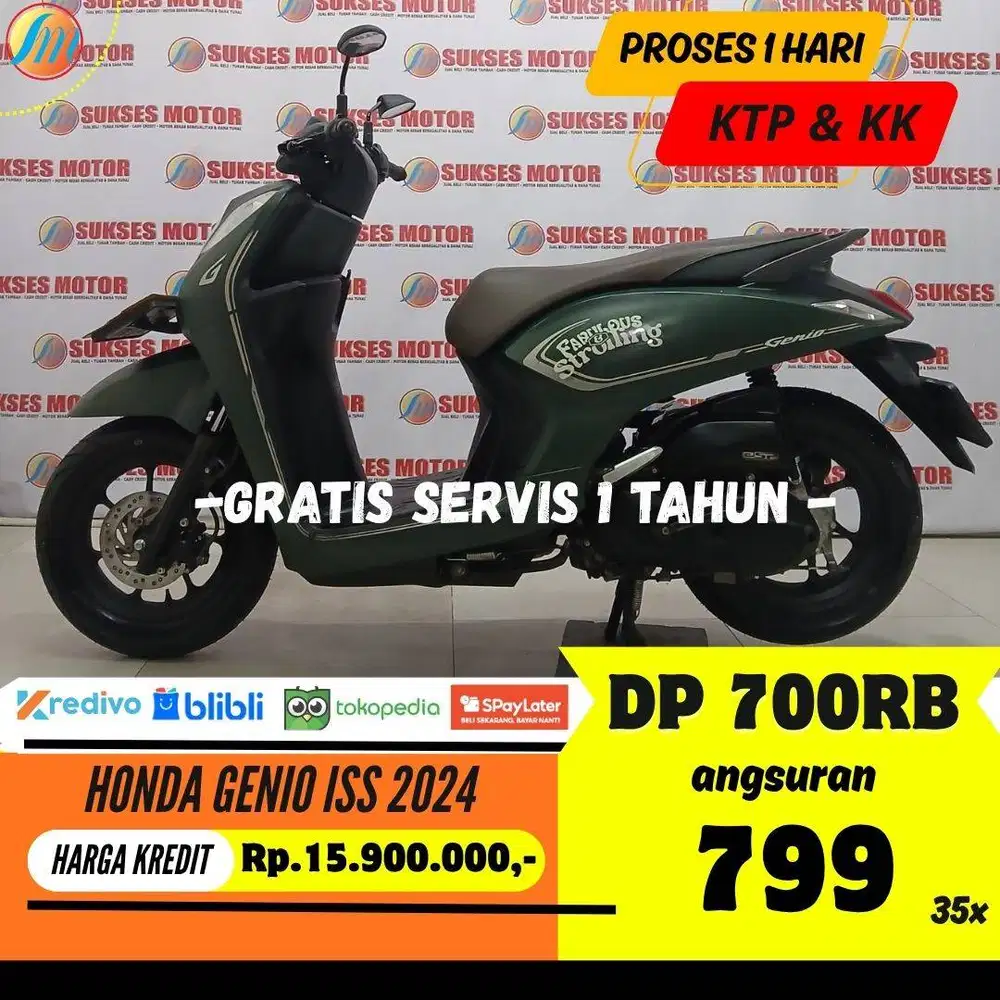 DP PROMO 700RIBU HONDA GENIO ISS 2024 ANGSURAN SANGAT RINGAN