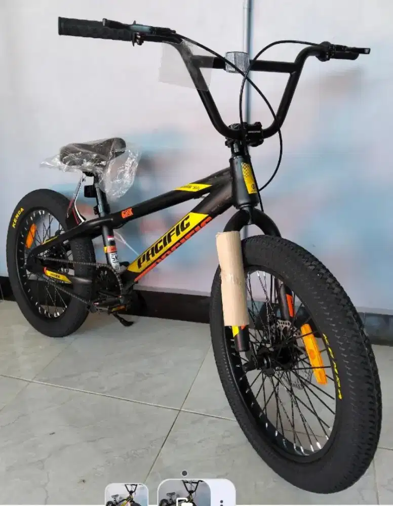 SEPEDA BMX 20 INCHI REM CAKRAM BAN JUMBO 20 X 3.0 MERK PACIFIC HOTSHOT
