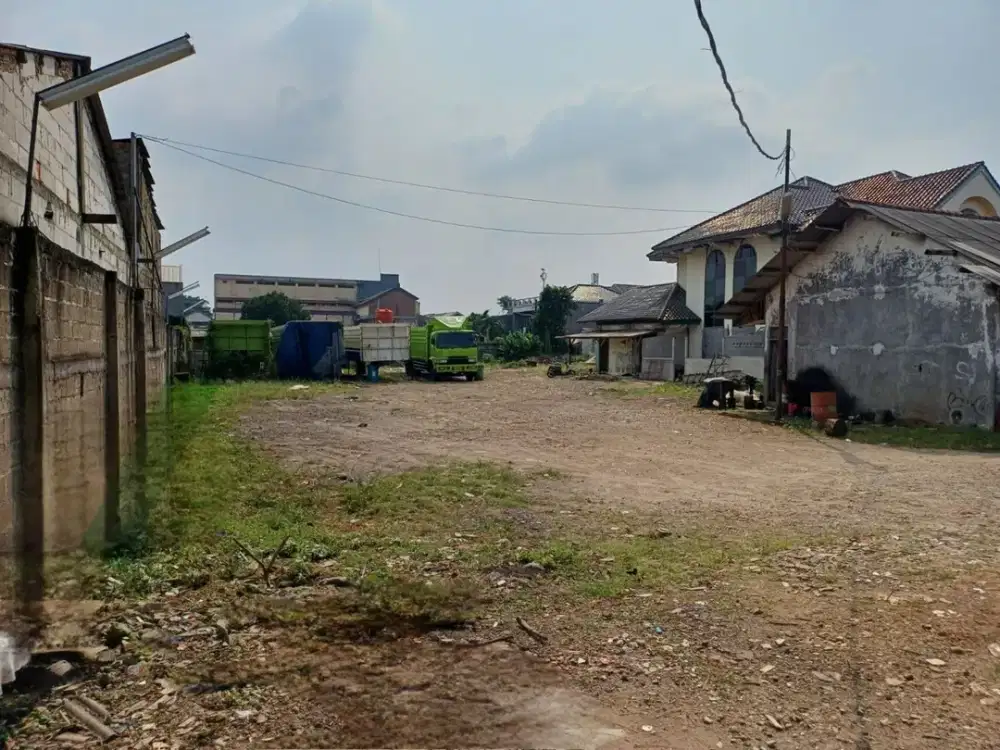 Tanah Kotak dengan Lebar 90 meter, Strategis hanya 5 menit ke Tol Bintara
