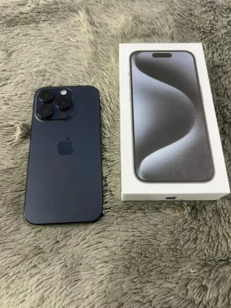 Iphone 15 pro 256 gb ibox fullset oem mulus
