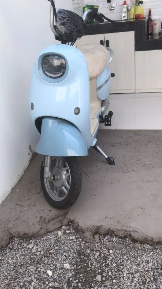 [BARU 100% MINUS AKI] Sepeda Listrik Agathos AE 380 by Pacific - Biru