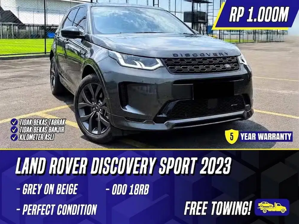 Land Rover Discovery Sport 2023 NIK 2022 Grey on Black Beige Defender
