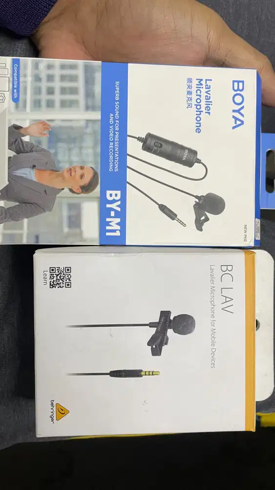 JUAL MURAH! Boya By M1 Clip On + Behringer BC LAV GO