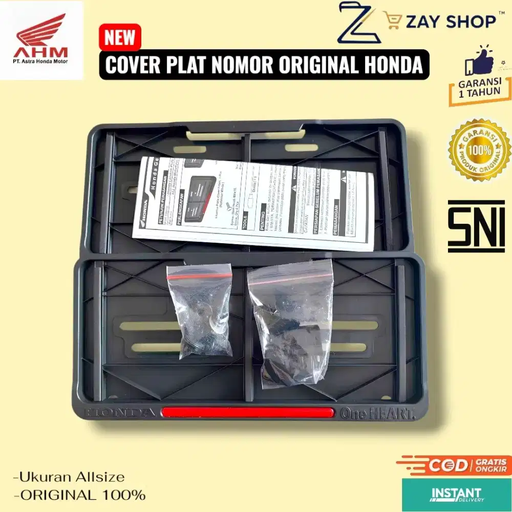 Cover plat nomer Ori Honda