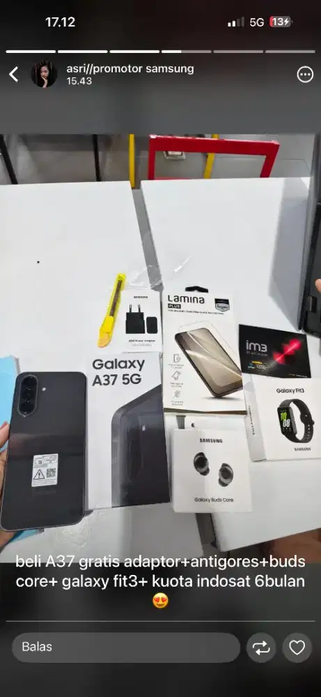 Promo Samsung a37