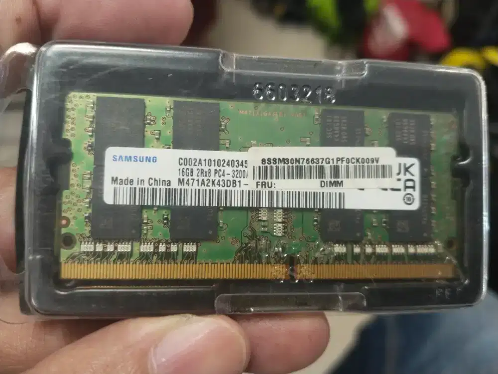Dijual ram/SODIM 16gb ddr4 PC 3200 ori cabutan dari laptop Dell siap