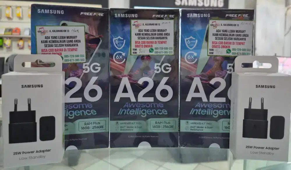 Promo SAMSUNG GALAXY A26 5G FREE ADAPTER ORI SAMSUNG