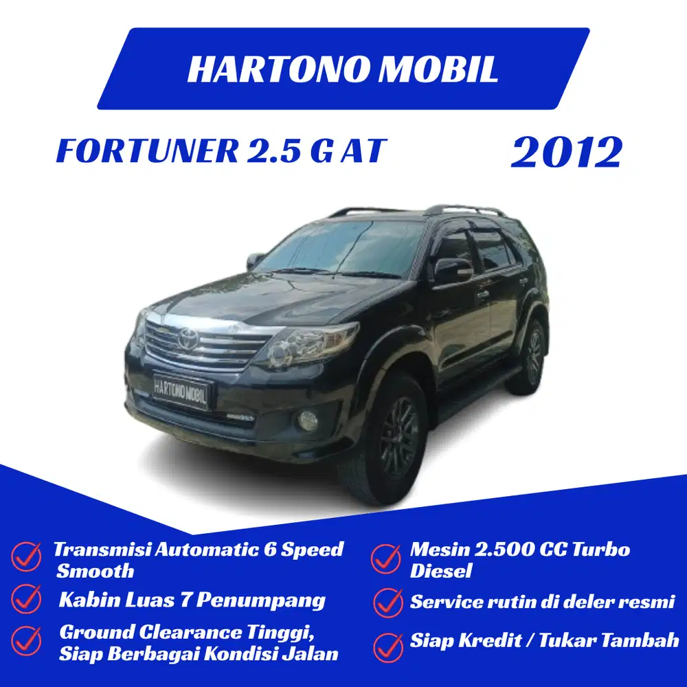 Fortuner 2.5 TRD Diesel AT 2012