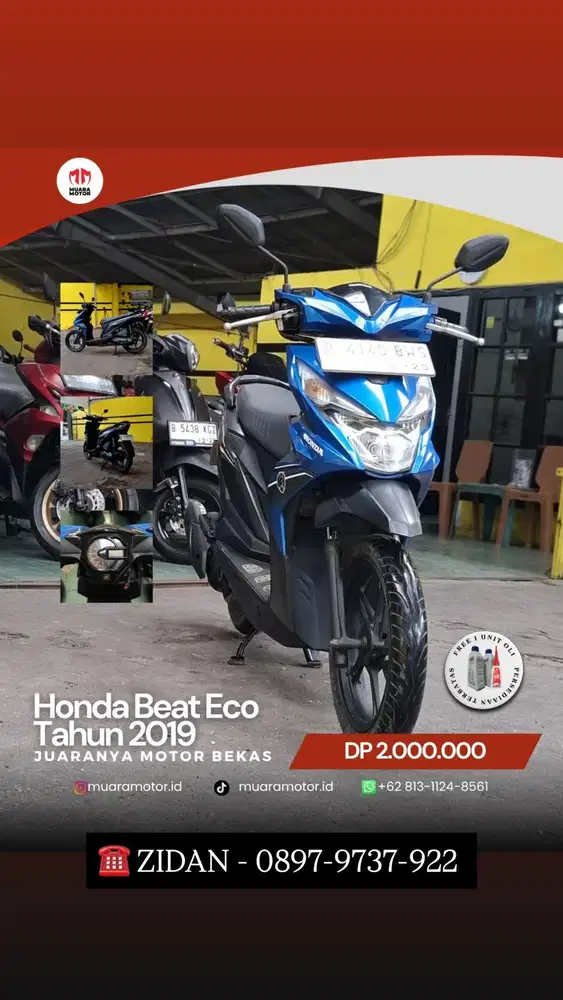 HONDA BEAT ECO 2019 !!!