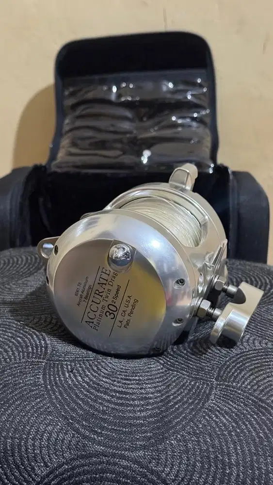 Reel overhead accurate Platinum Twin Drag 30 2 speed