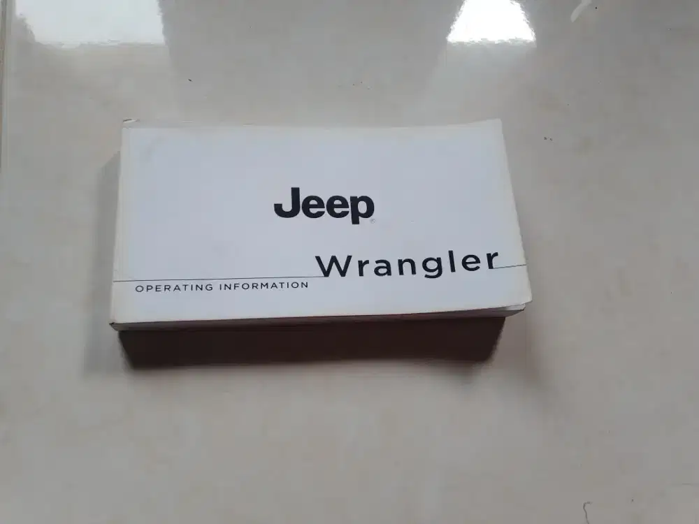 Manual Book Jeep Wrangler Ori