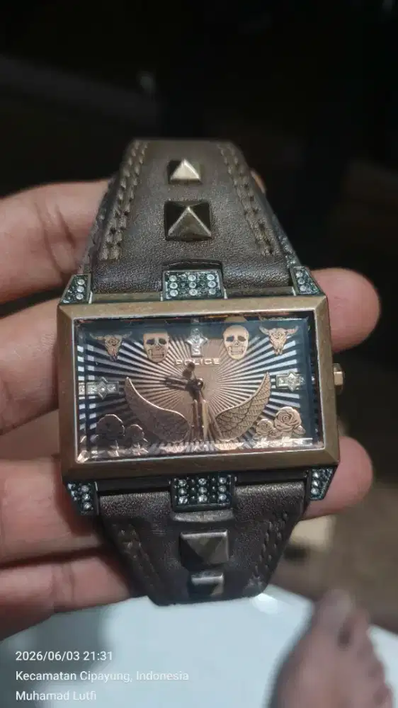 Jam Police langka mulus Original 100%