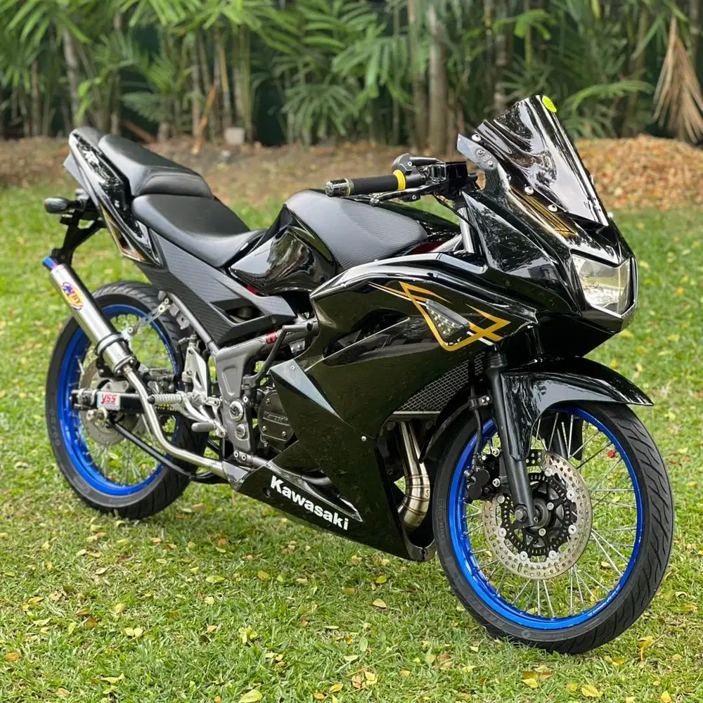 Kasaki Ninja RR New 2012 Warna Hitam Mesin Halus No Ob Suara Gurih
