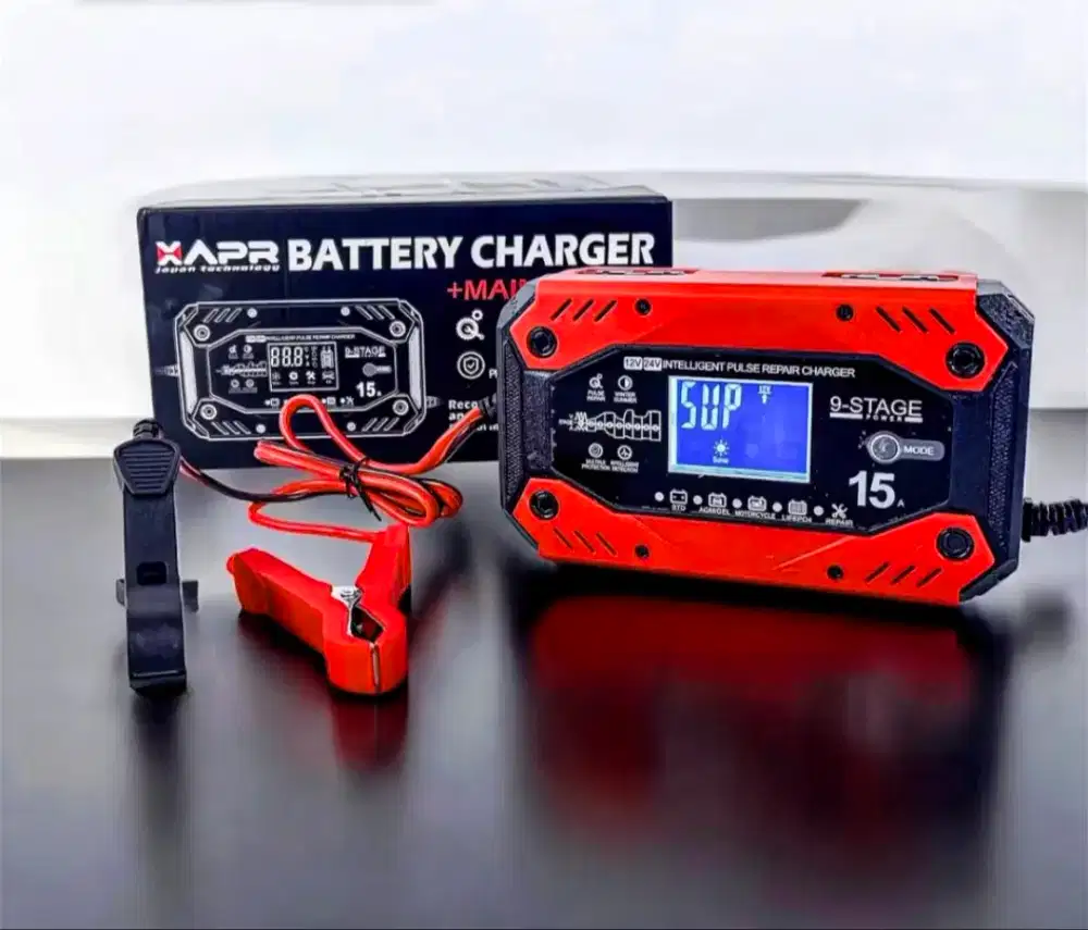 Cas charger aki dan litium kendaraan