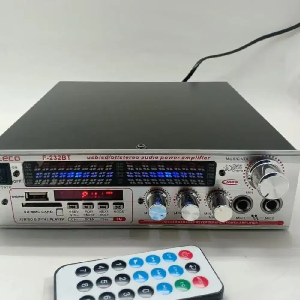 Amplifier Bluetooth karaoke fleco baru