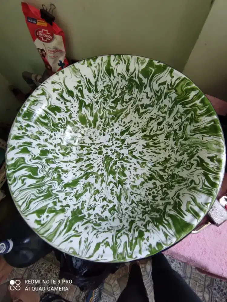 Baskom Lurik Enamel