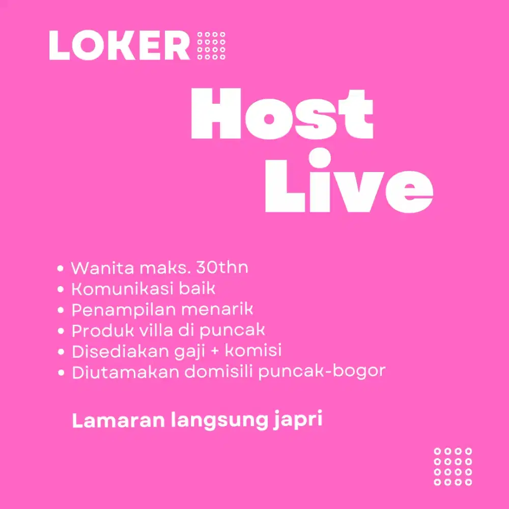 LOKER HOST LIVE