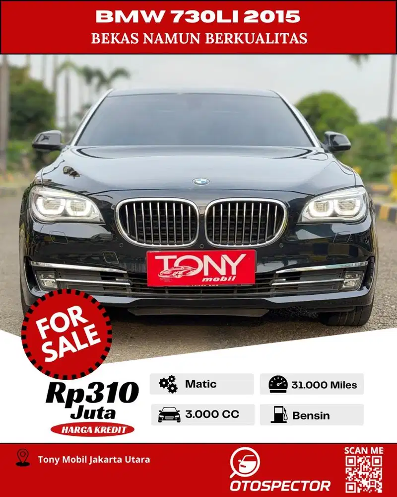 Vakum Door - BMW 730LI 2015 Hitam