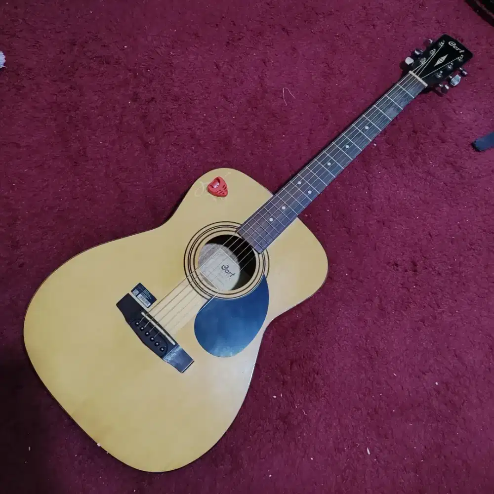 Gitar akustik elektrik CORT AF510E OP