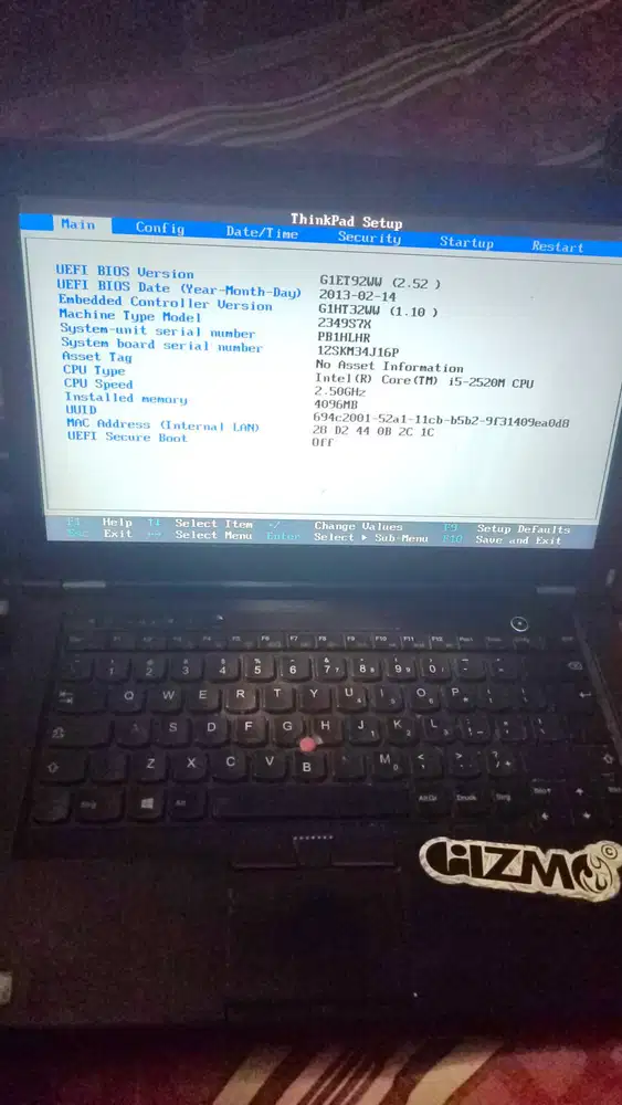 Di jula laptop lenovo thinkped  T430