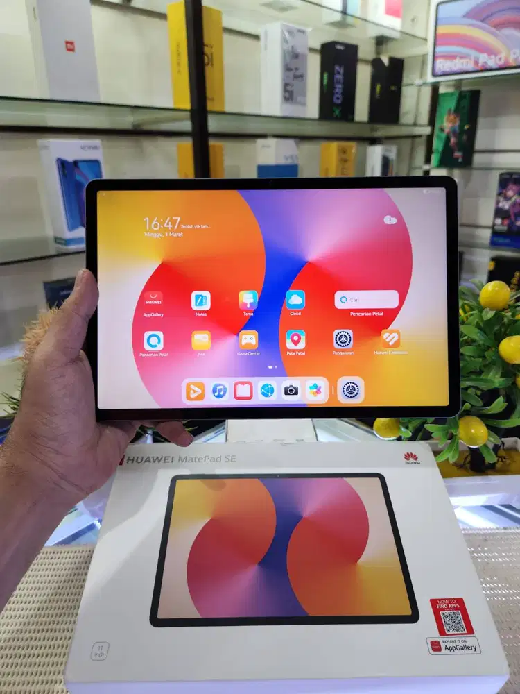 Huawei MatePad SE Ram 6+6Gb/ 128Gb Fullset Ori 100% Like New Bergarans