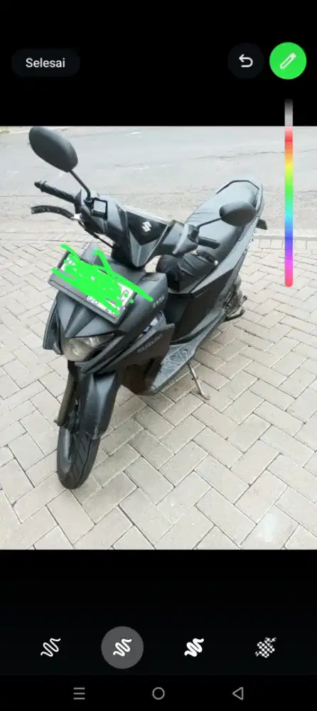 Suzuki Nex 2 hitam 2018