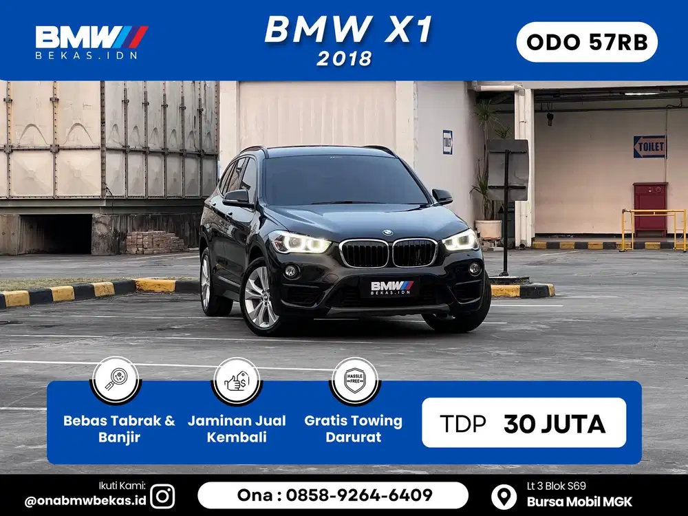 BMW X1 2019 Bergaransi transmisi&mesin