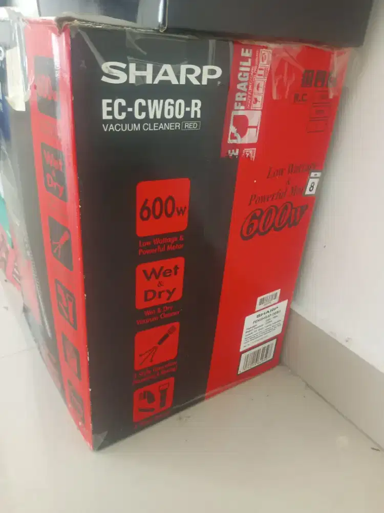 Vacuum cleaner sharp jarang pakai 1-3 kali