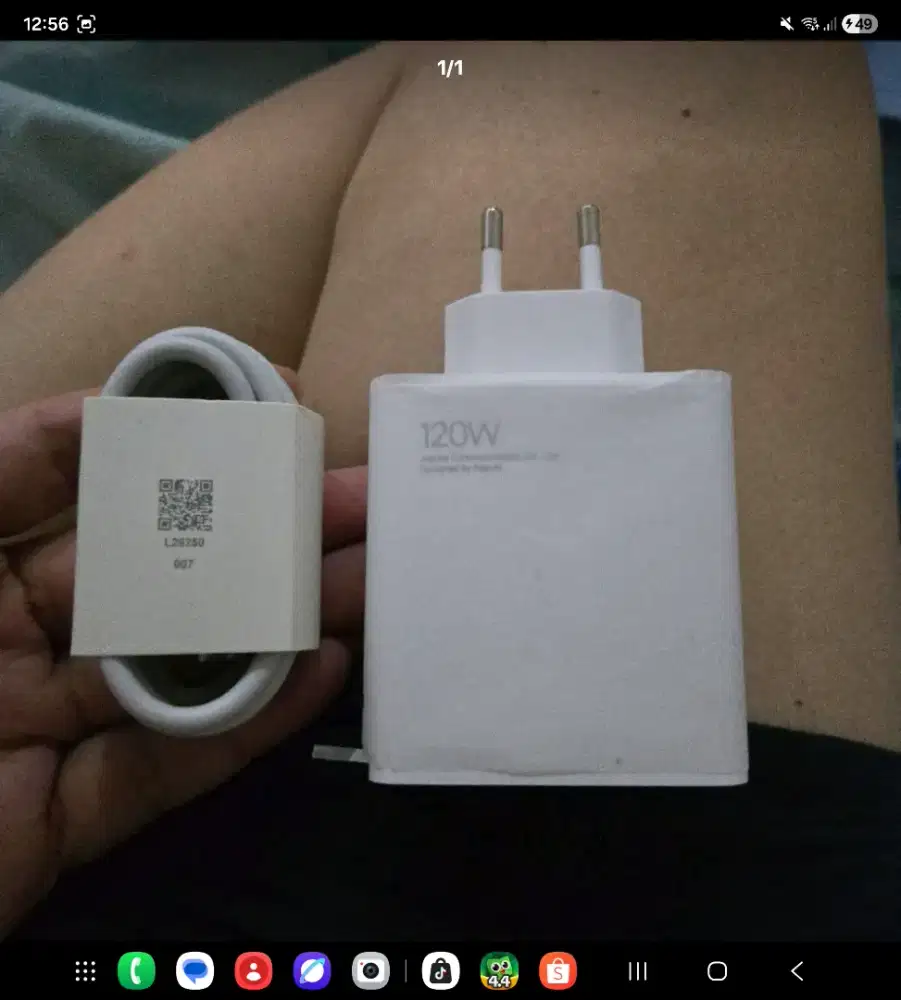 Kepala Charger original xiaomi 120 watt+kabel original... nett