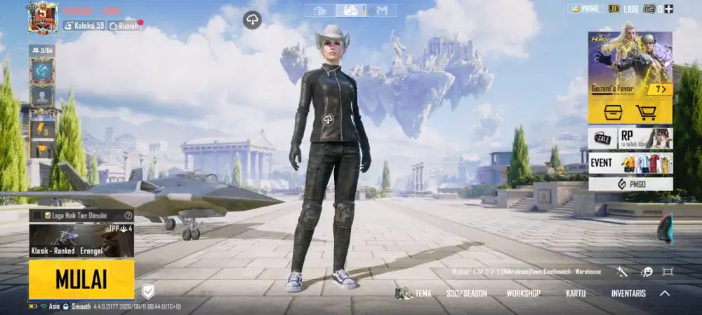 Dijual akun old pubg mobile awal season