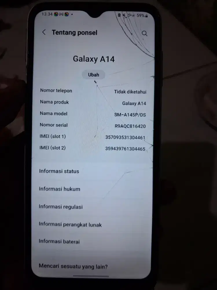 Jual samsung A14 batangan only