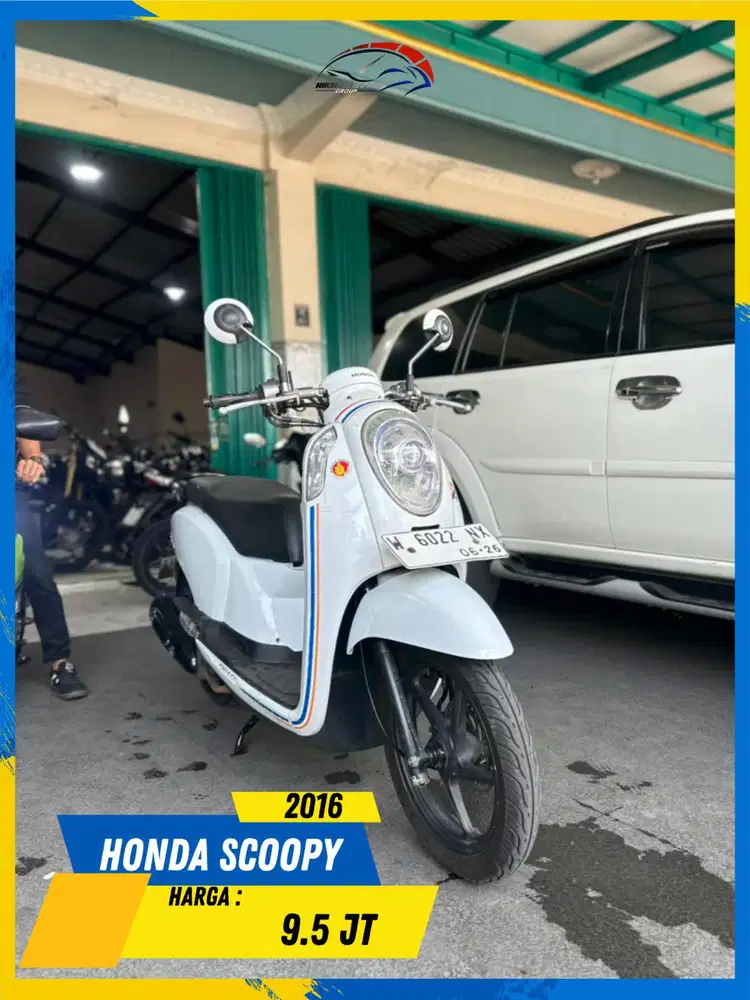 HONDA SCOOPY 2016 PLAT W MURAH MERIAH HIKMAH MOTOR KEPUH MALANG