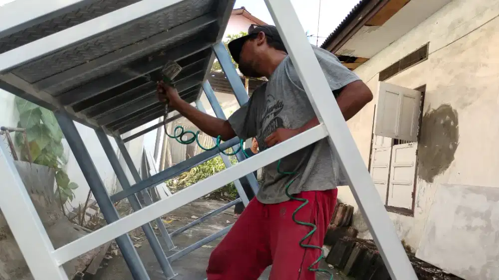 Kanopi minimalis modern