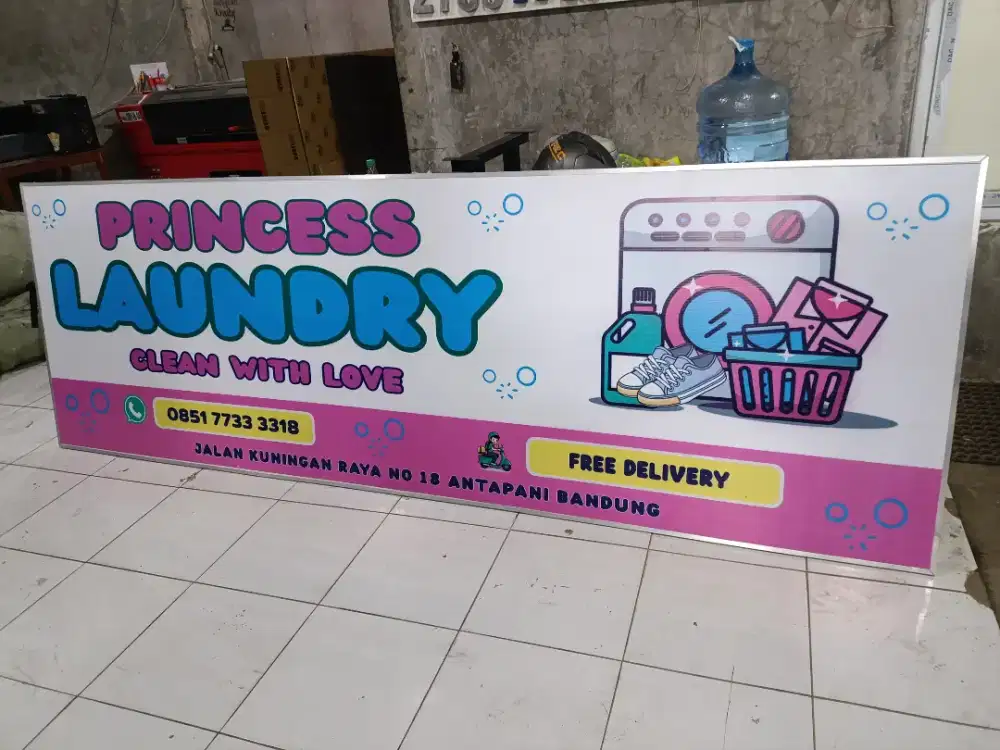 Papan nama toko