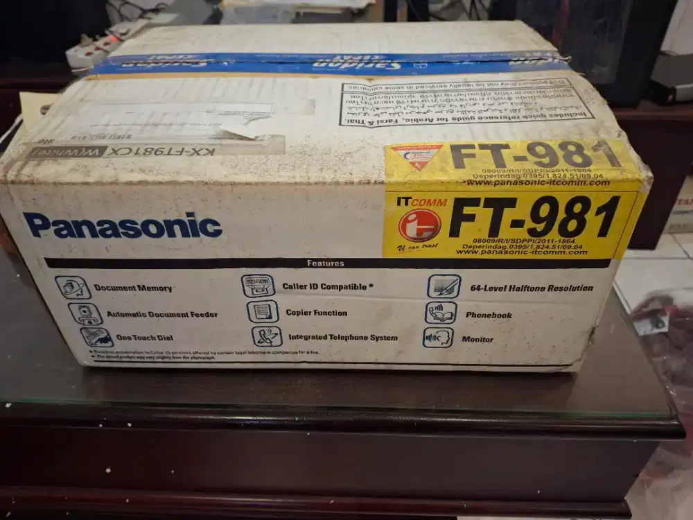 Mesin Faximile Dan Telepon PANASONIC. FT 981 & FT 983. Kondisi Baru.