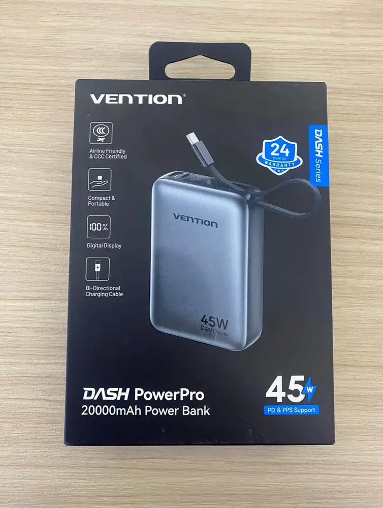 powerbank vention dash series 20000mAh 45w