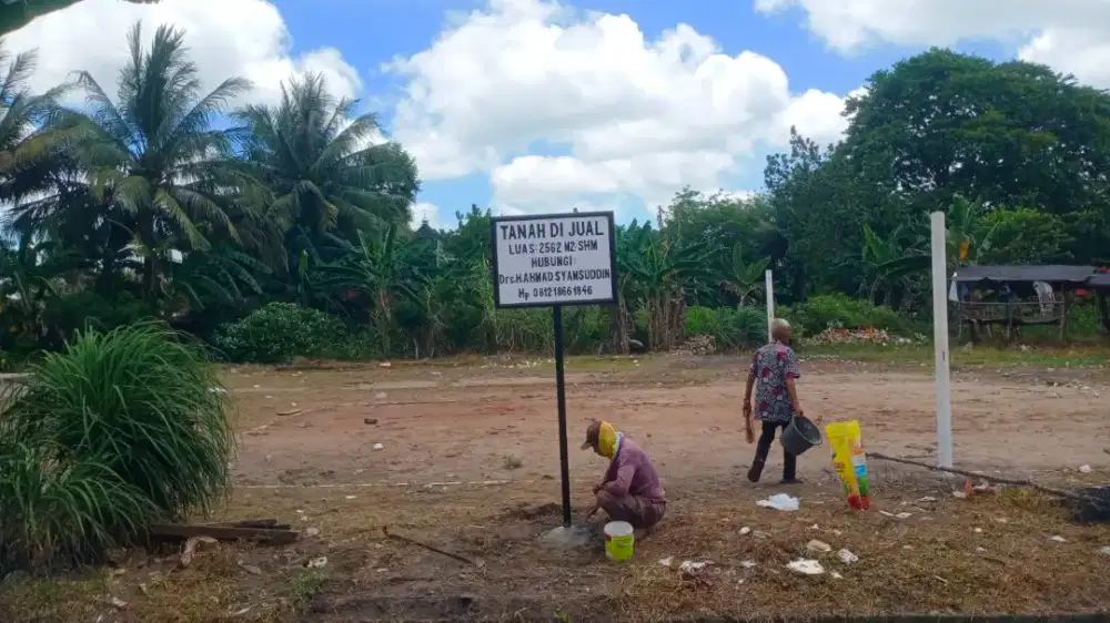 Di Jual Tanah Luas 2562 M2 SHM Di Indralaya Ogan Ilir Sumatera Selatan