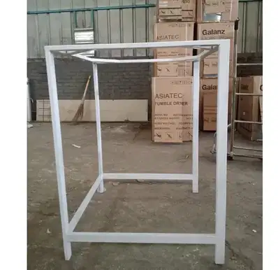 Rangka Besi Mesin Laundry Satu Stack - Rangka Besi Mesin Cuci & Mesin
