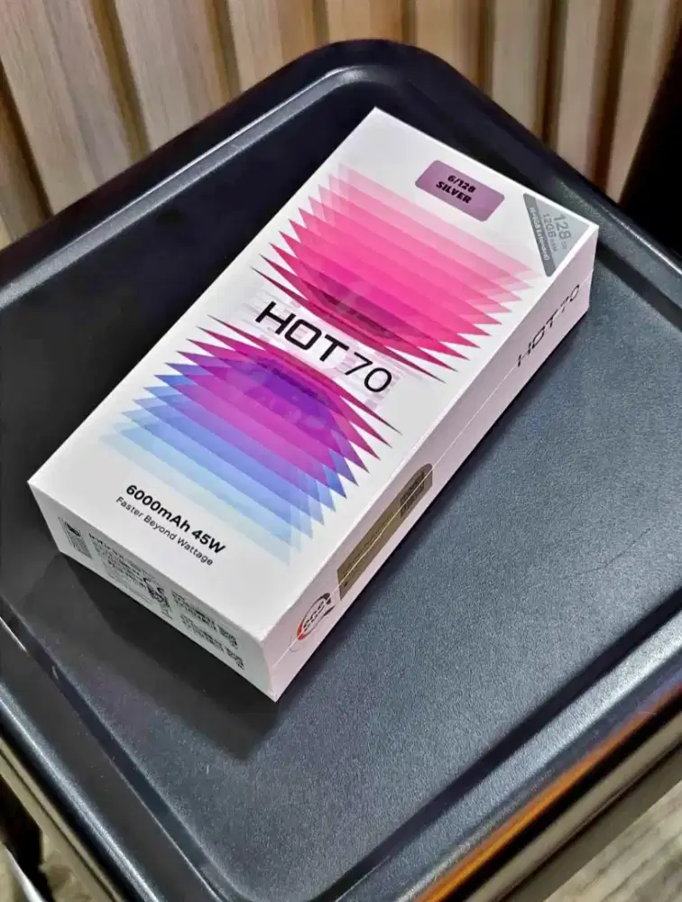 Infinix hot 70 8/128 new garansi 1 thn