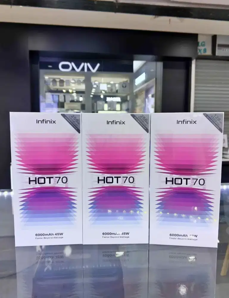 Infinix hot 70 6/128 new garansi 1 thn