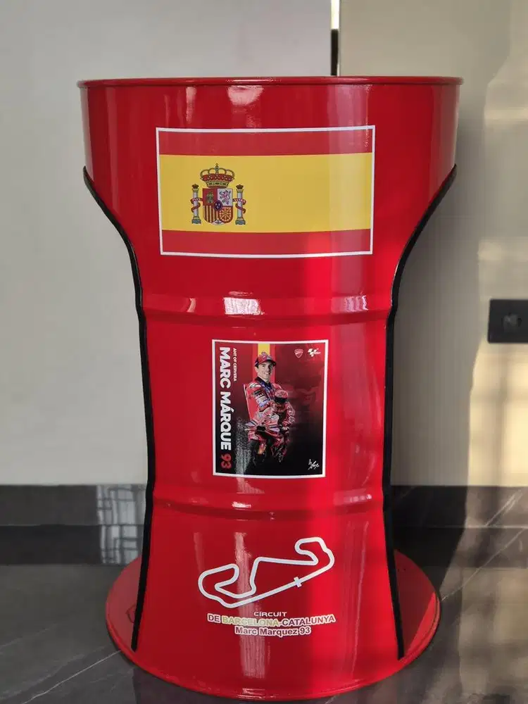 Meja Drum Antik Tema Spanyol – Circuit de Barcelona-Catalunya