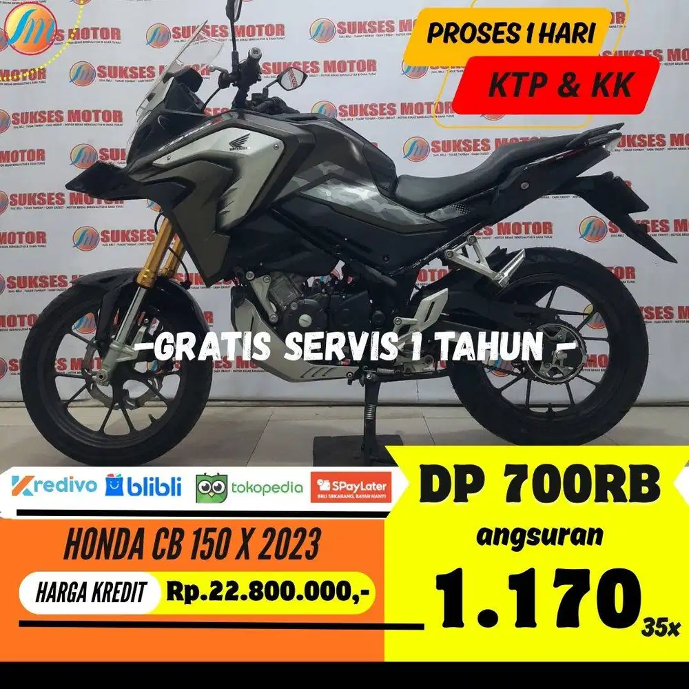 DP PROMO 700RIBU HONDA CB 150 X 2023 ANGSURAN SANGAT TERJANGKAU